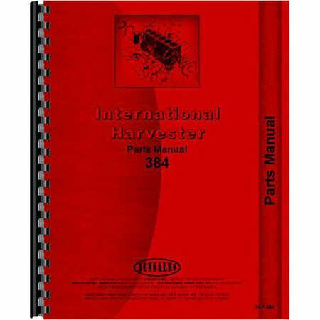 AFTERMARKET New Parts Manual Fits International Harvester 384 Tractor RAP74060